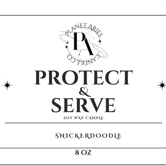 Protect and Serve Crystal Candle - Picture 3 of 3